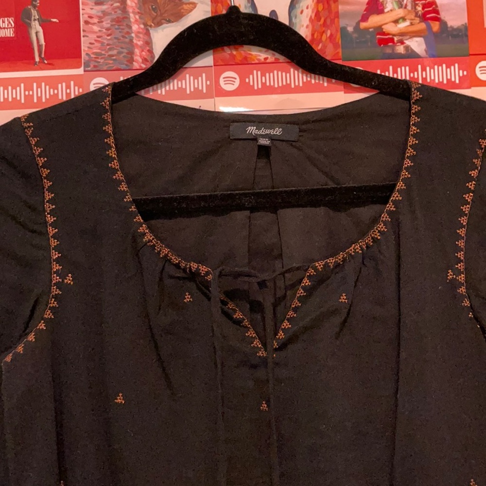 EMBROIDERED MADEWELL DRESS